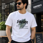 Dream Quote Premium Cotton T-Shirt