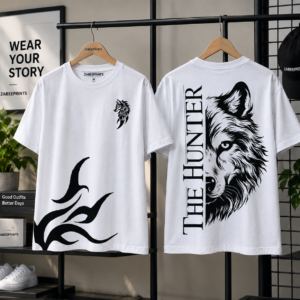 The Hunter Wolf Premium Cotton T-Shirt