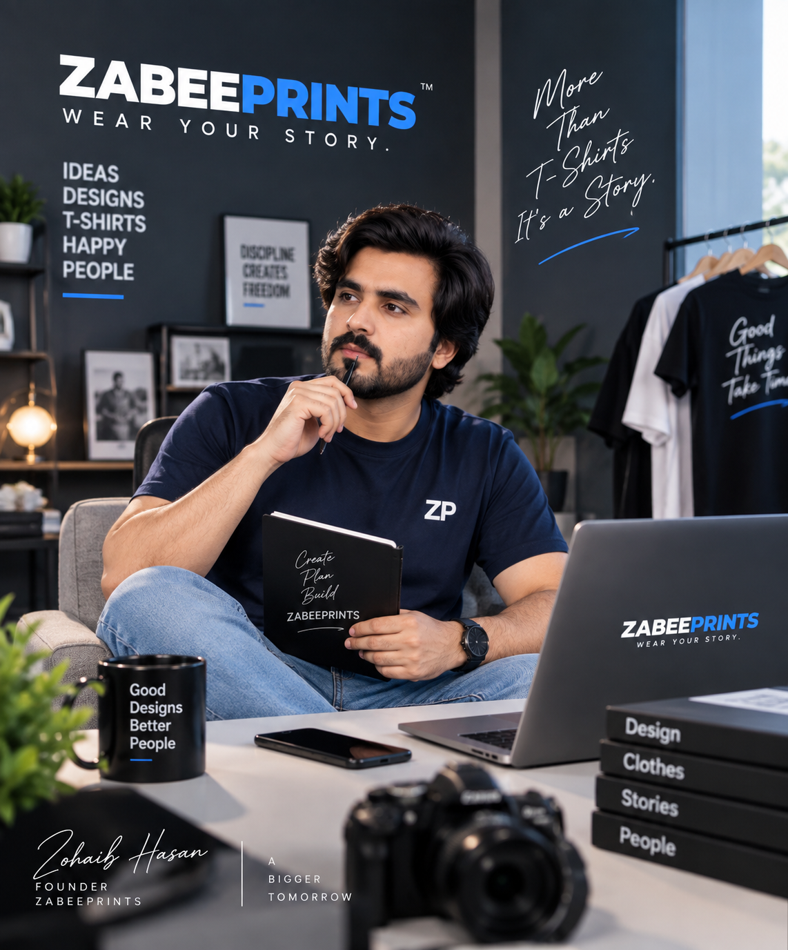 ZABEEPRINTS Founder — Wear Your Story