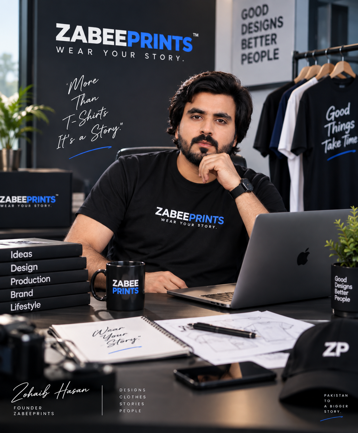 ZABEEPRINTS Founder — Brand Journey