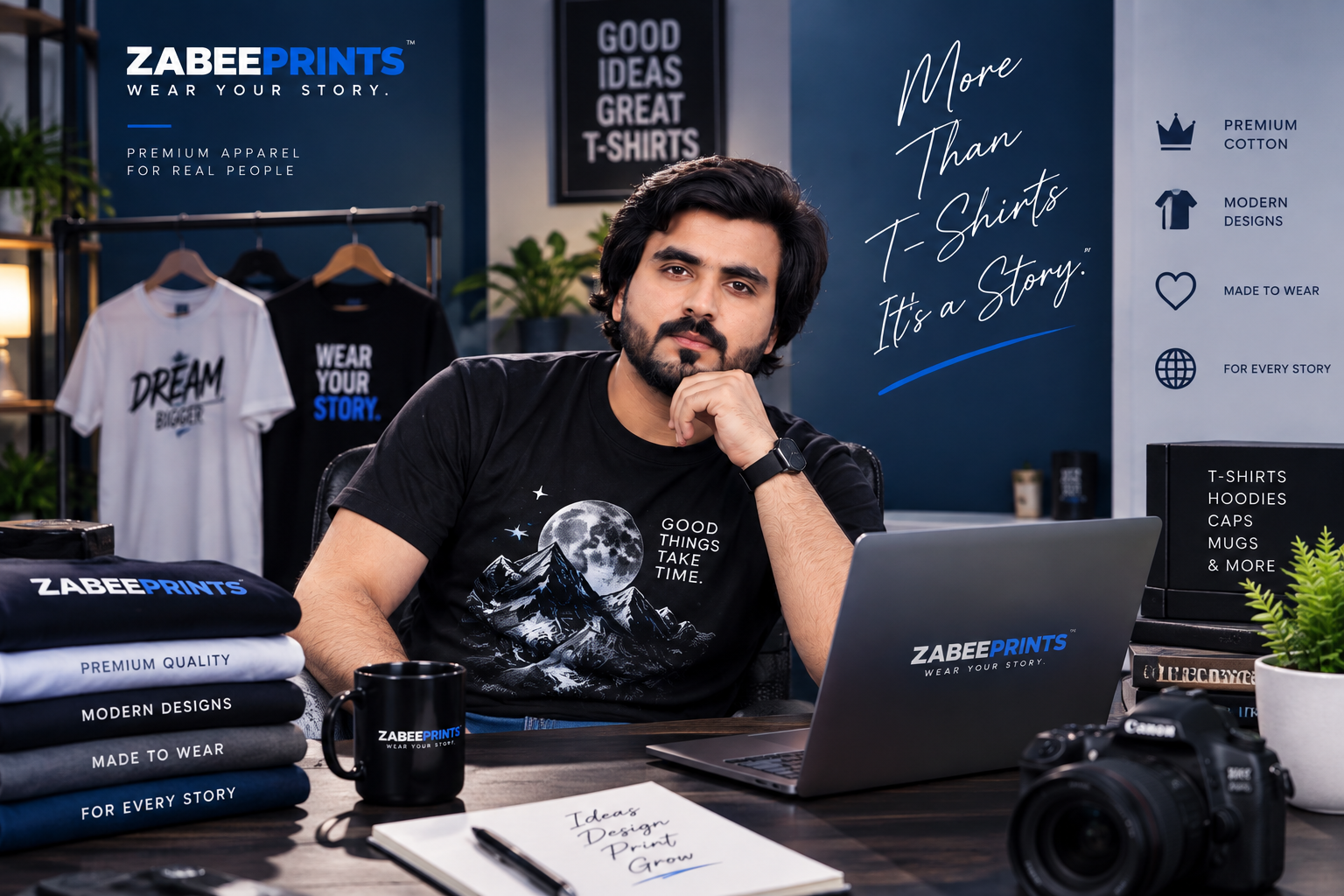 ZABEEPRINTS Founder and Brand Story