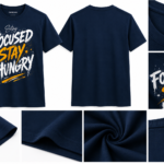 Stay Focused Stay Hungry Premium Cotton T-Shirt