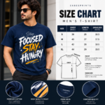 Stay Focused Stay Hungry Premium Cotton T-Shirt