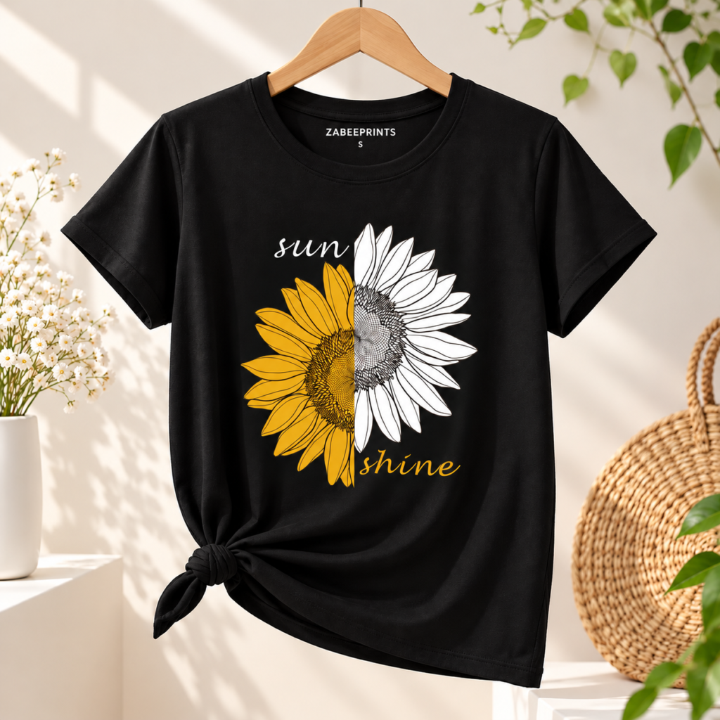 Sun Shine Premium Cotton Women’s T-Shirt