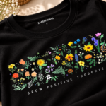Grow Positive Thoughts Premium Cotton Women’s T-Shirt